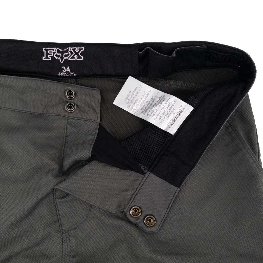 Fox Racing Mens 34 Ranger Cargo Shorts Gray BMX MTB Mountain Bike Motocross